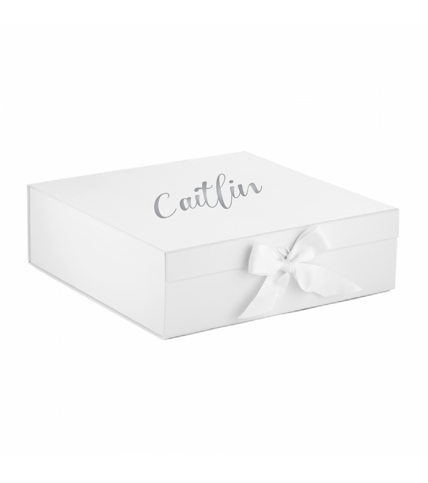 Personalised Empty Luxe Hamper with Bow